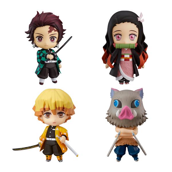 ねんどろいど 送料無料◇再販 鬼滅の刃 4種セット (竈門炭治郎/竈門禰
