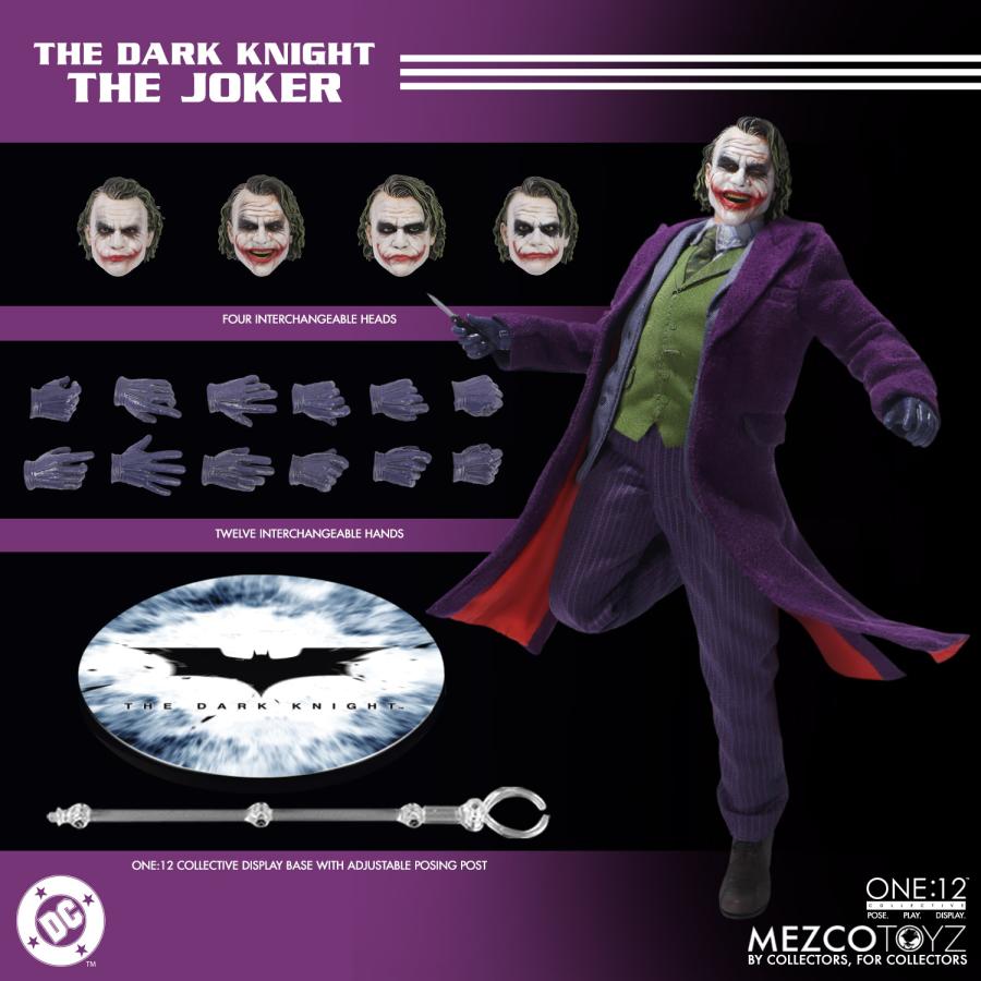 ワン12コレクティブ　ジョーカー　mezco　メズコ　1/12　フィギュア One:12 Collective Batman: The Animated Series - Joker