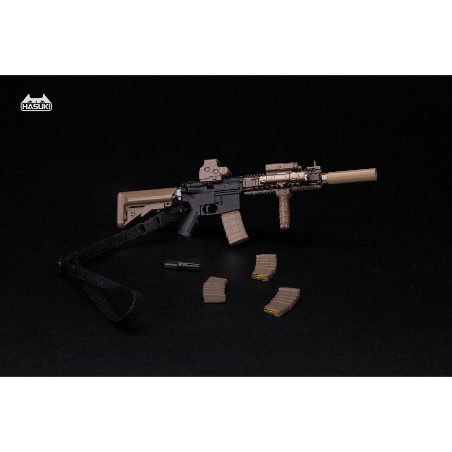 HASUKI アサルトライフルセット ブラックゴールド 1/12 アクション