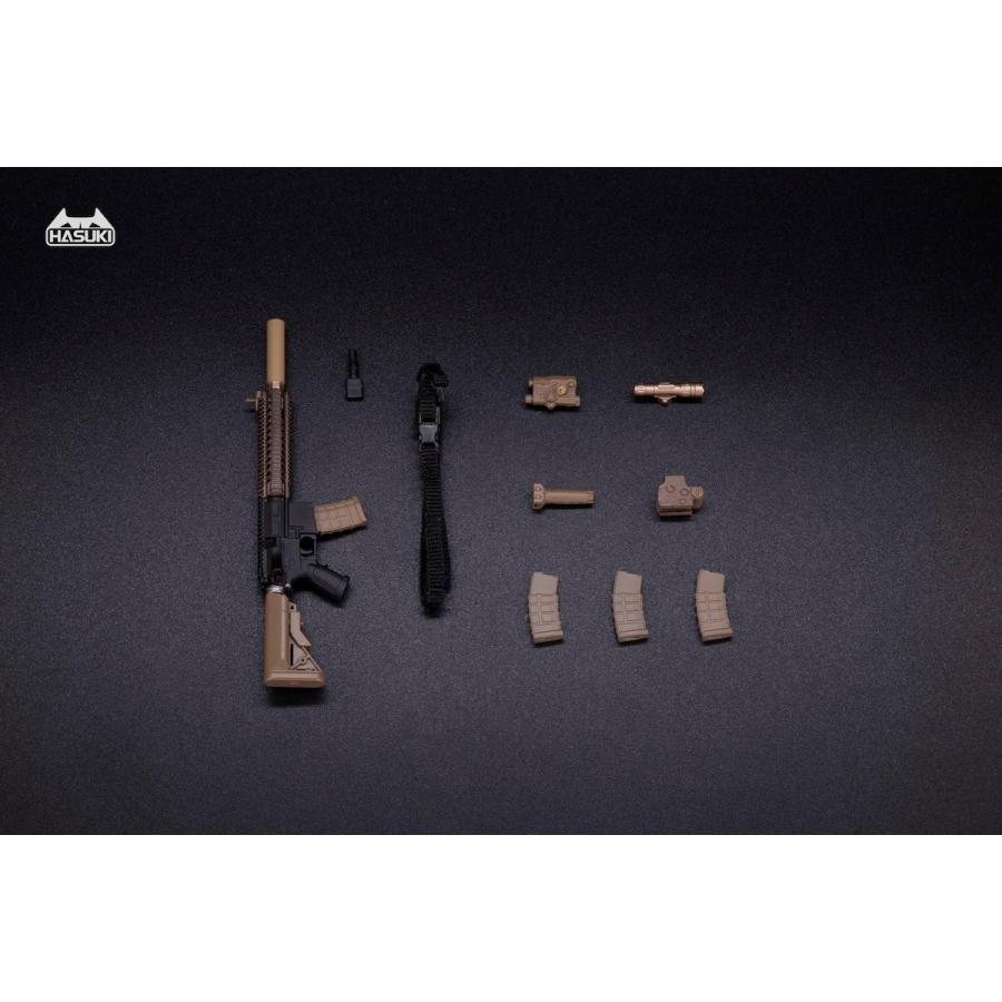 HASUKI アサルトライフルセット ブラックゴールド 1/12 アクション
