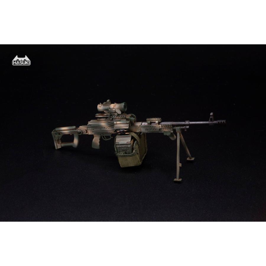 HASUKI 汎用機関銃セット ジャングルカモフラージュ 1/12 アクション