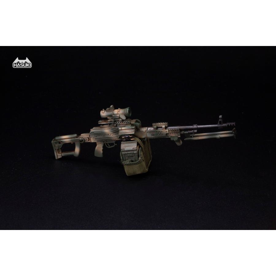 HASUKI 汎用機関銃セット ジャングルカモフラージュ 1/12 アクション