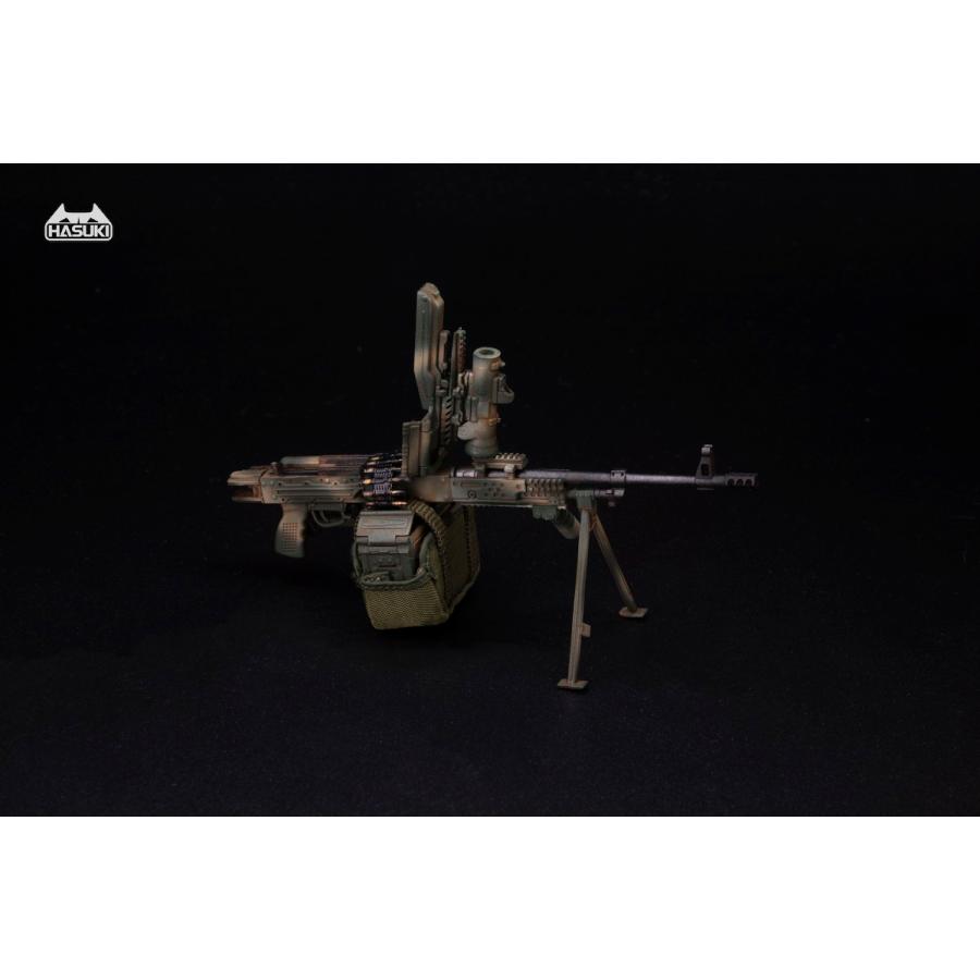 HASUKI 汎用機関銃セット ジャングルカモフラージュ 1/12 アクション