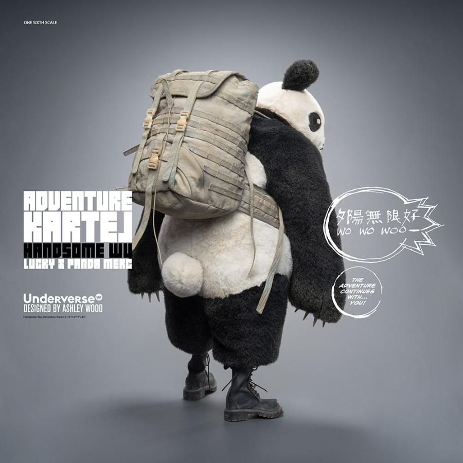 送料無料◇Underverse 1/6 Adventure Kartel Series DIRTY BOI PANDA