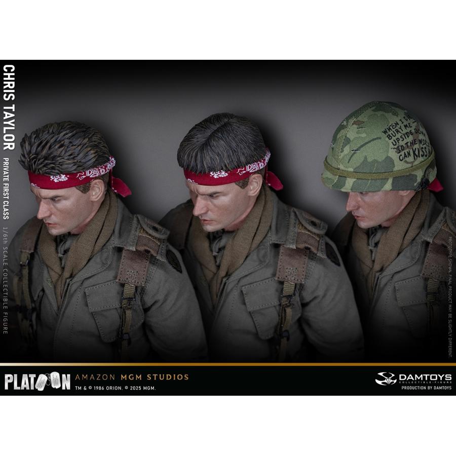 送料無料◇(代引不可)ダムトイ 『プラトーン』 クリス・テイラー 1/6