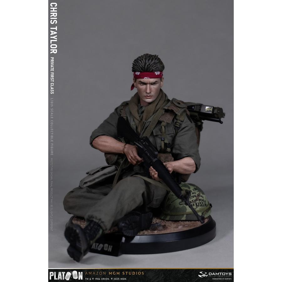 送料無料◇(代引不可)ダムトイ 『プラトーン』 クリス・テイラー 1/6