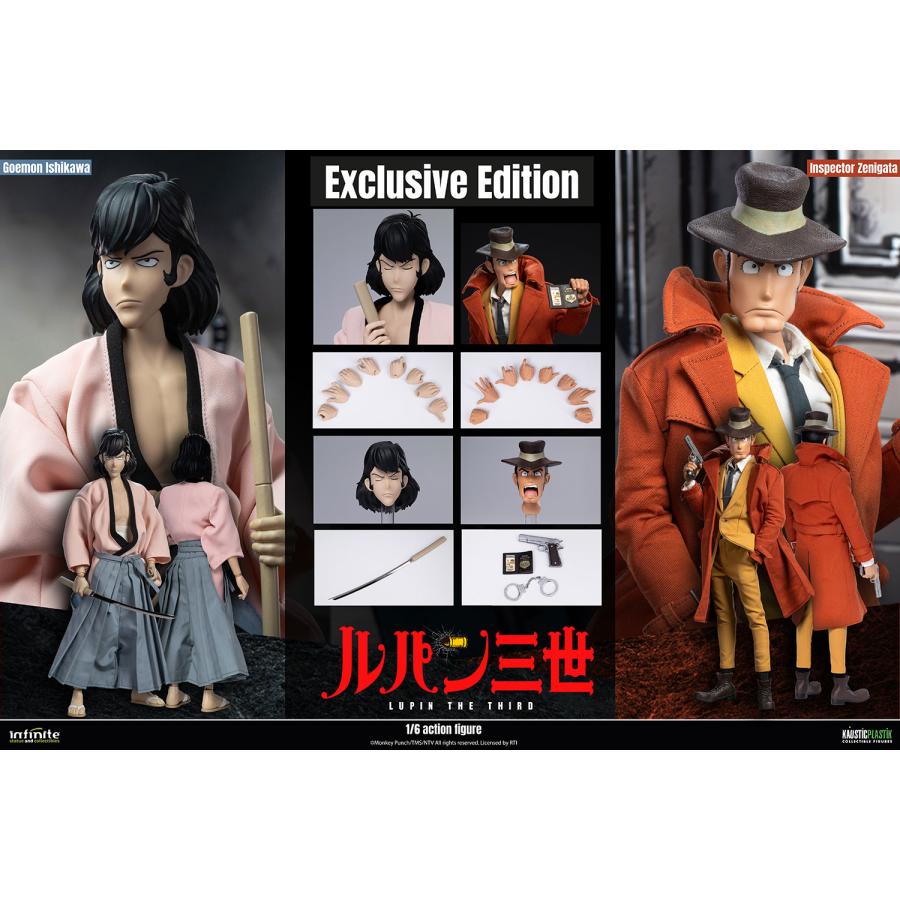 送料無料◇(代引不可)ルパン三世 PART4 石川五ェ門＆銭形警部 1/6