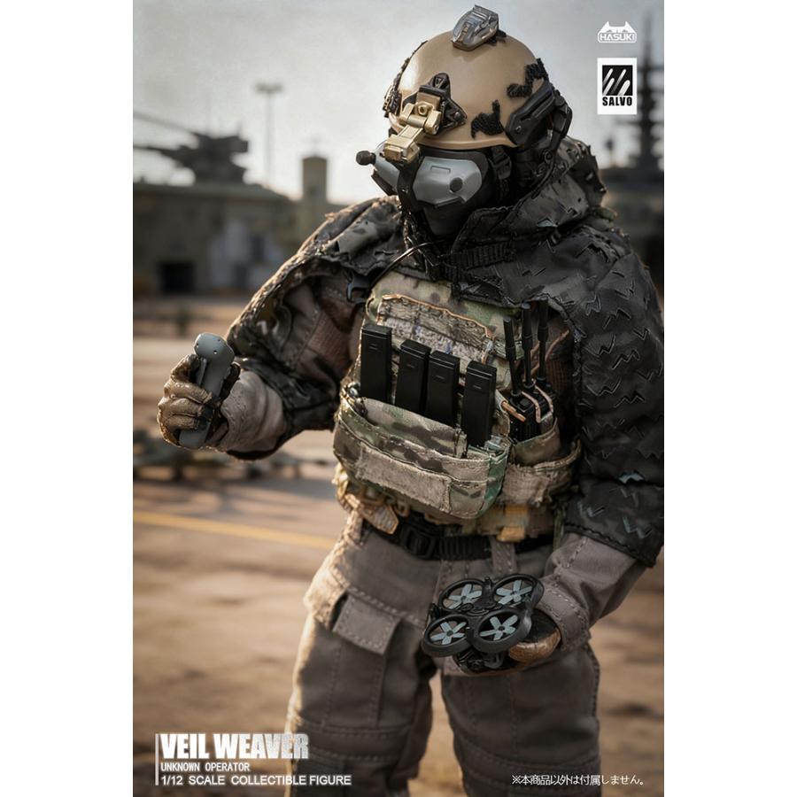HASUKI 偵察強化キット 1/12 アクションフィギュア用 塗装済み完成品