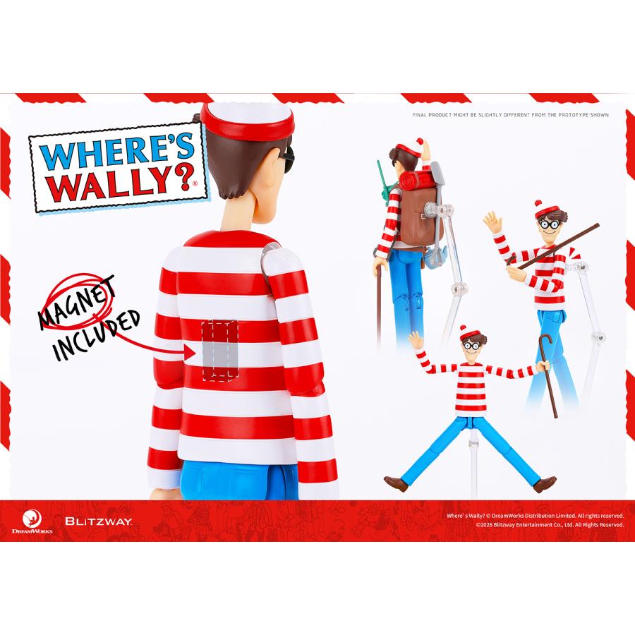 ウォーリーを探せ　可動フィギュア 送料無料◇アクションフィギュア ウォーリー (『ウォーリーをさがせ