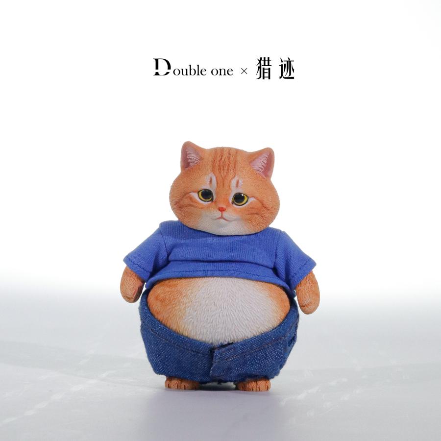 送料無料◇ダブルワン x リエジ 1/6 ぽっちゃりキャット 茶トラ