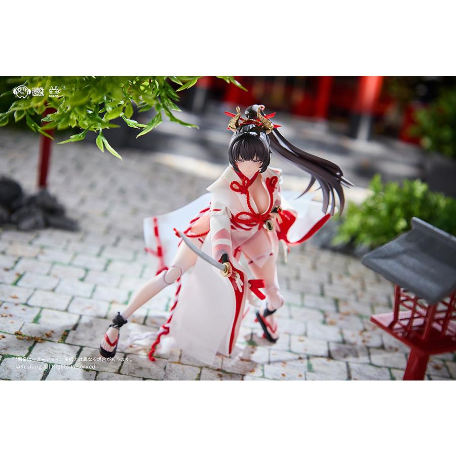 送料無料◇戦闘巫女 上藤櫻 1/12 可動フィギュア 初回生産限定特典付き