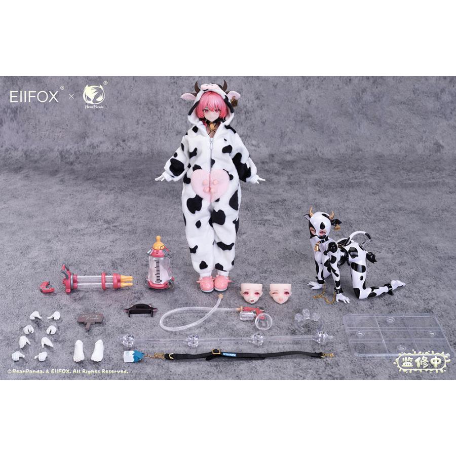 Bear Panda x EIIFOX 1/8 乳牛 MOMO 完成品アクションフィギュア 【10