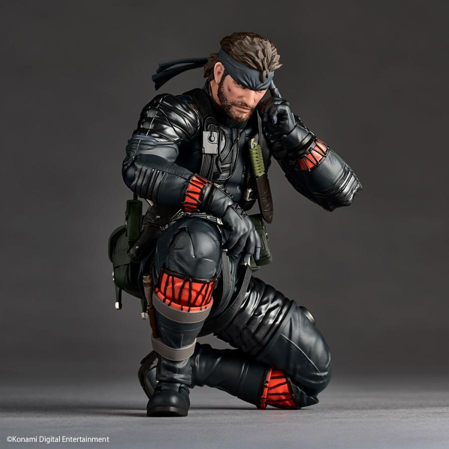 １／６スケールフィギュア　ネイキッド・スネーク（スニーキング・スーツ版） リボルテック アメイジング・ヤマグチ ネイキッド・スネーク