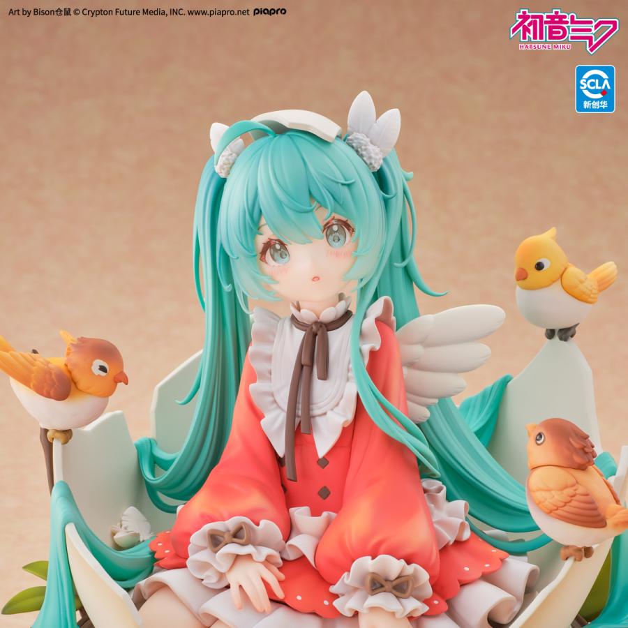送料無料◆初音ミク 小鳥Ver. 海洋堂 1/7 フィギュア 【1月予約】の画像