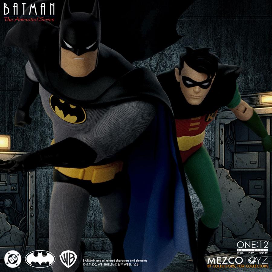送料無料◆ワン12コレクティブ バットマン アニメイテッド シリーズ ロビン 1/12 アクションフィギュア メズコトイズ 【未定予約】_4