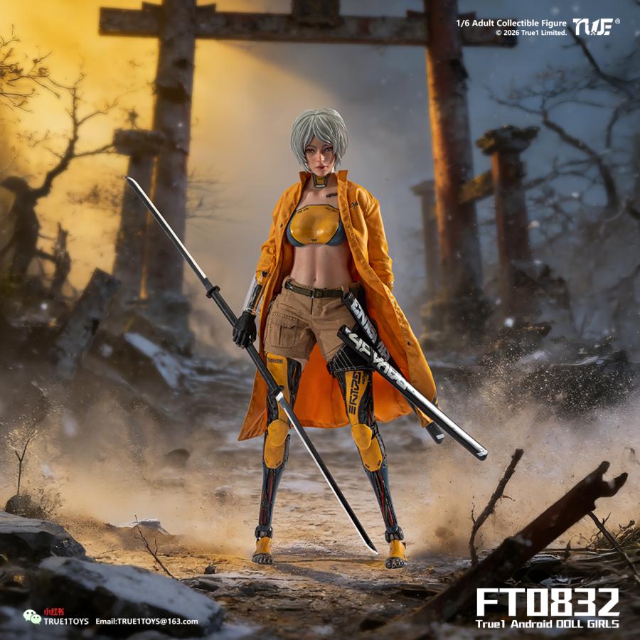 送料無料◆(代引不可)トゥルーワントイズ 1/6スケール アクションフィギュア アンドロイド・ビル ホワイトヘア FT0832W 【9月予約】_5