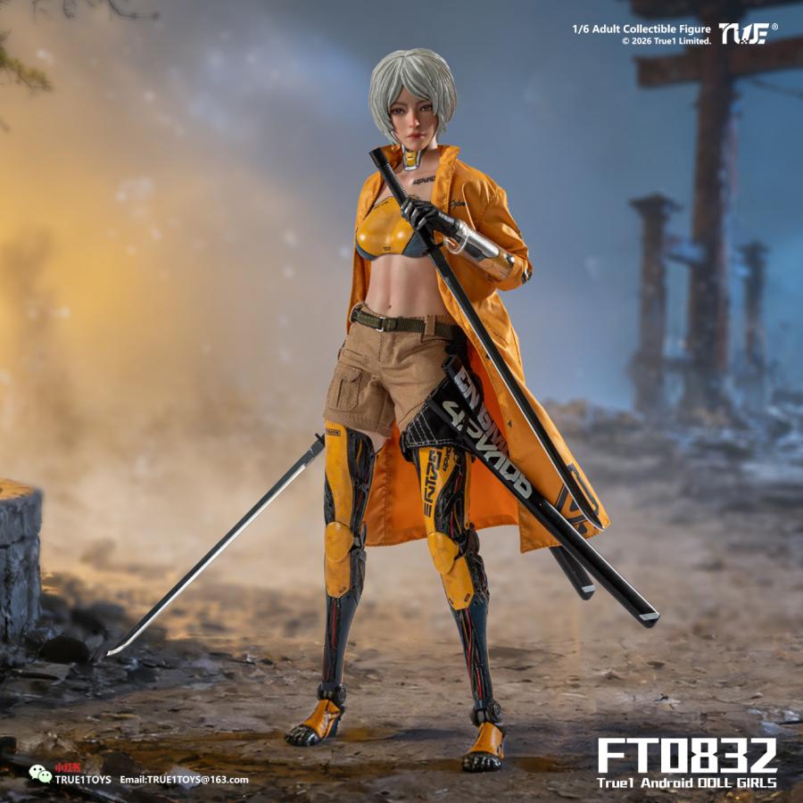 送料無料◆(代引不可)トゥルーワントイズ 1/6スケール アクションフィギュア アンドロイド・ビル ホワイトヘア FT0832W 【9月予約】_6