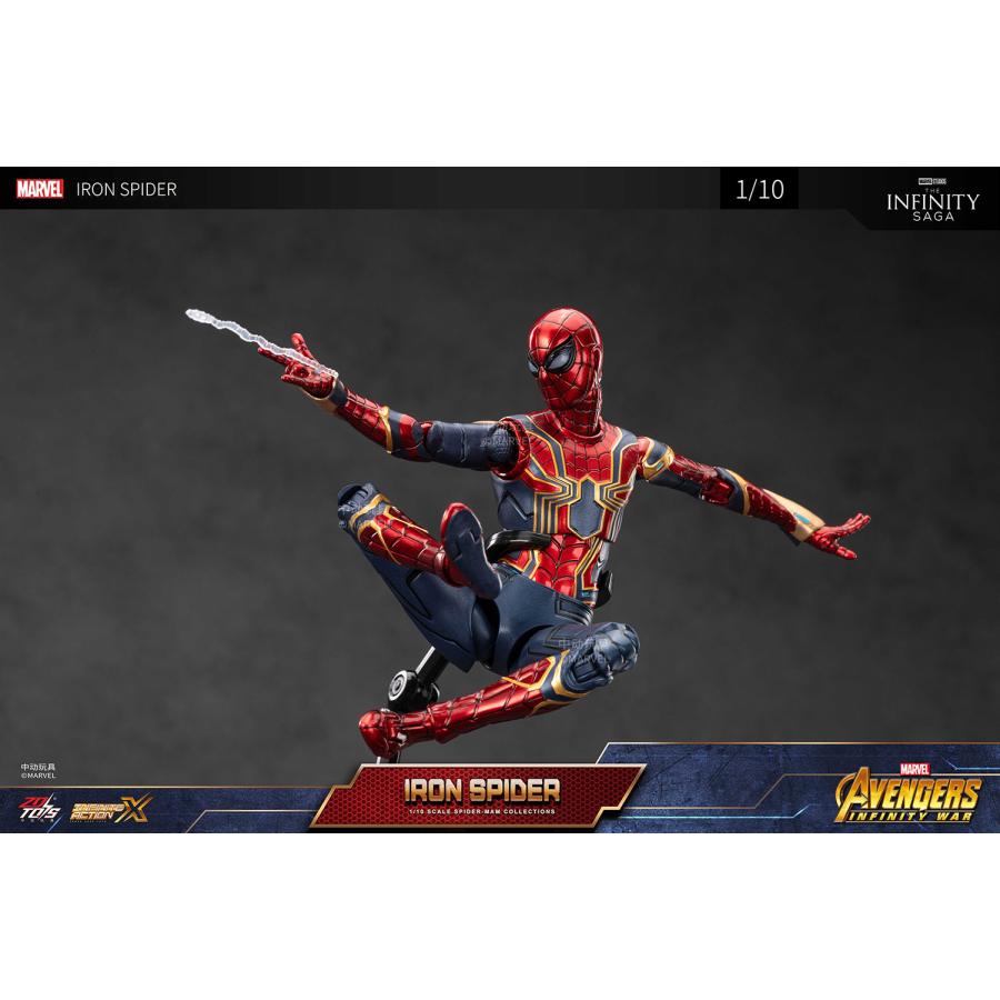 ZD TOYS アイアン・スパイダー 2.0 Ver (7インチ Xシリーズ