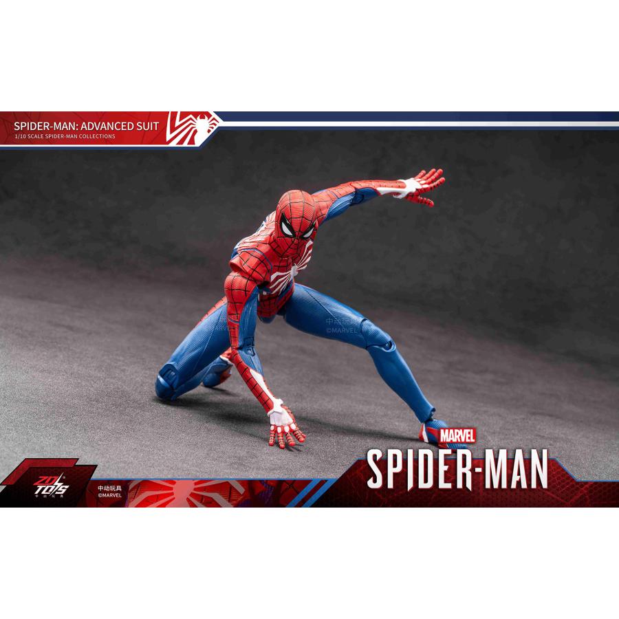 ZD TOYS スパイダーマン アドバンス・スーツ (7インチ Xシリーズ