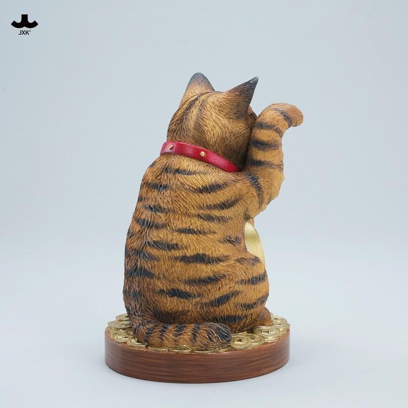 送料無料◇JXKスタジオ リアル招き猫B 塗装済み完成品 フィギュア