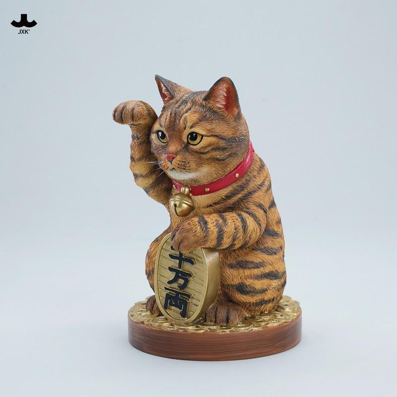送料無料◇JXKスタジオ リアル招き猫B 塗装済み完成品 フィギュア