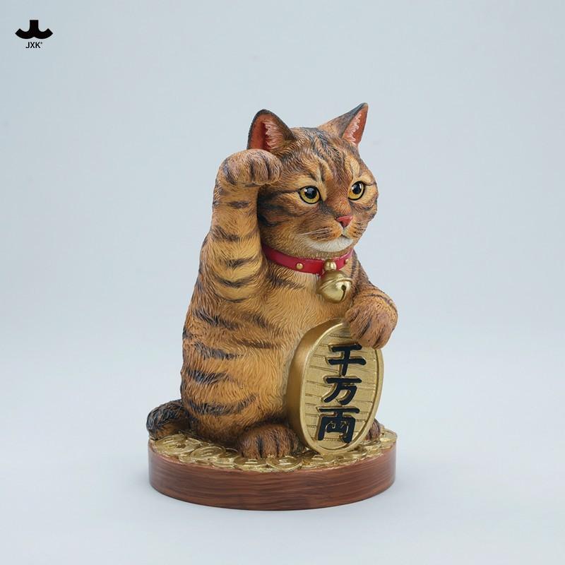 送料無料◇JXKスタジオ リアル招き猫B 塗装済み完成品 フィギュア