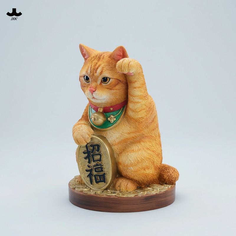 オーダー受付　招き猫わんこ①　ご予約ページ　10/11 送料無料◇JXKスタジオ リアル招き猫 招福 A フィギュア JXK360A 【7月