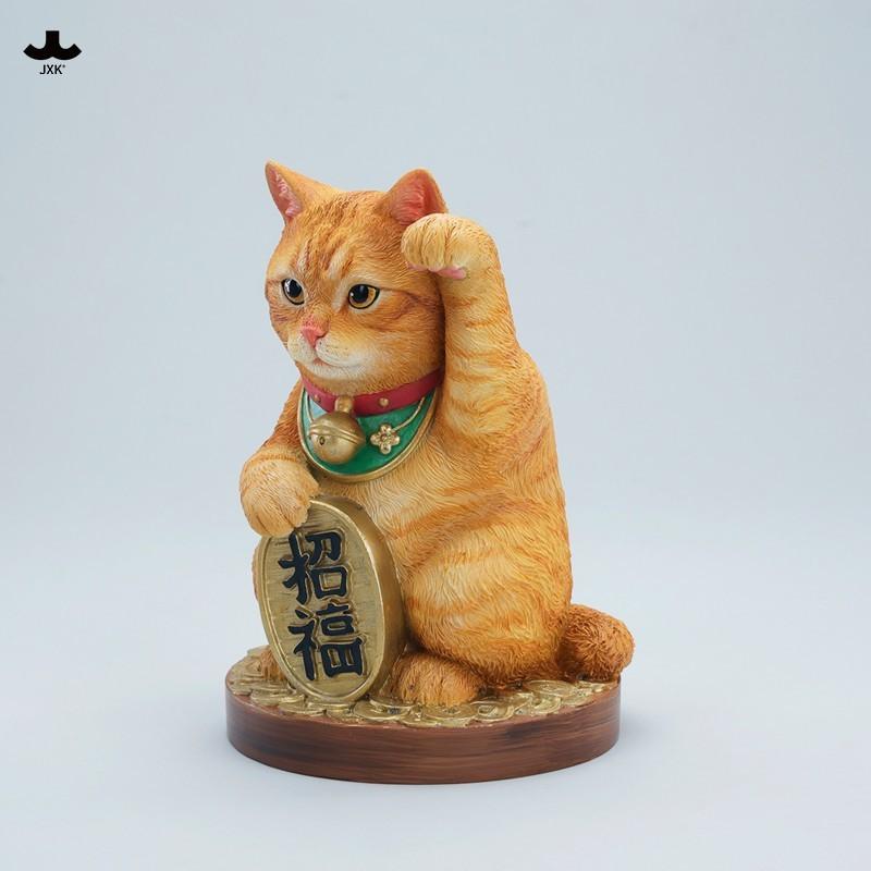 JXKスタジオ　1/6 ユキヒョウ　レジン製塗装済完成品 送料無料◇JXKスタジオ リアル招き猫 招福 A フィギュア JXK360A 【7月