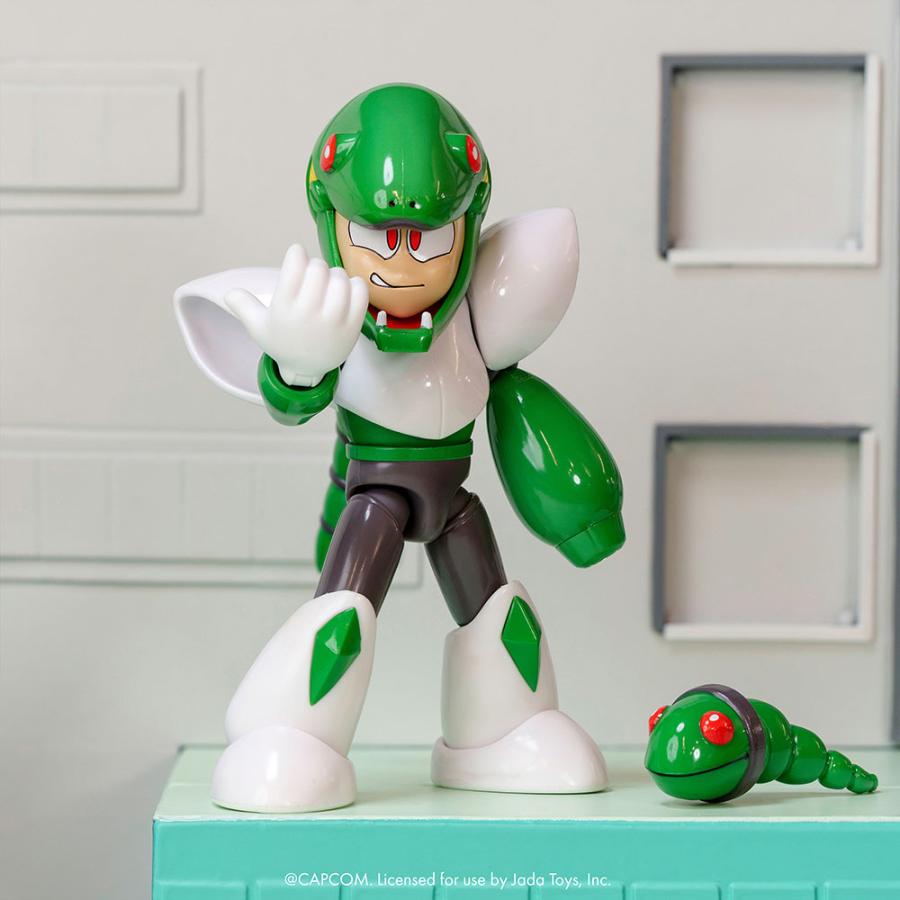 Jada 『ロックマン』 スネークマン 1/12スケール アクションフィギュア