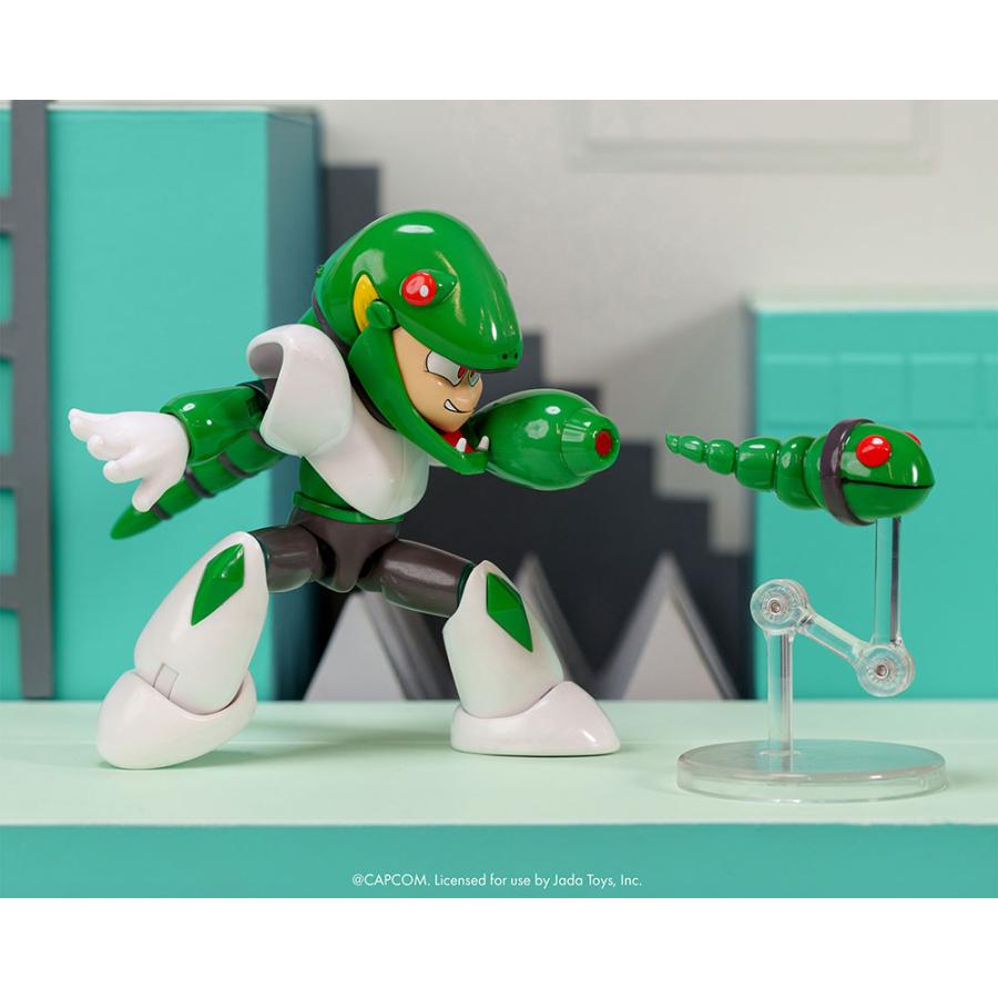Jada 『ロックマン』 スネークマン 1/12スケール アクションフィギュア