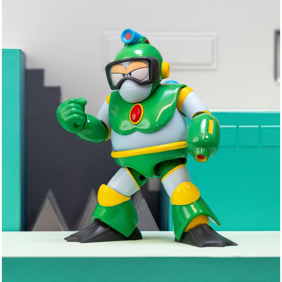 フラワートーマン フィギュア 再販 jada 『ロックマン』 バブルマン 1/12スケール アクション