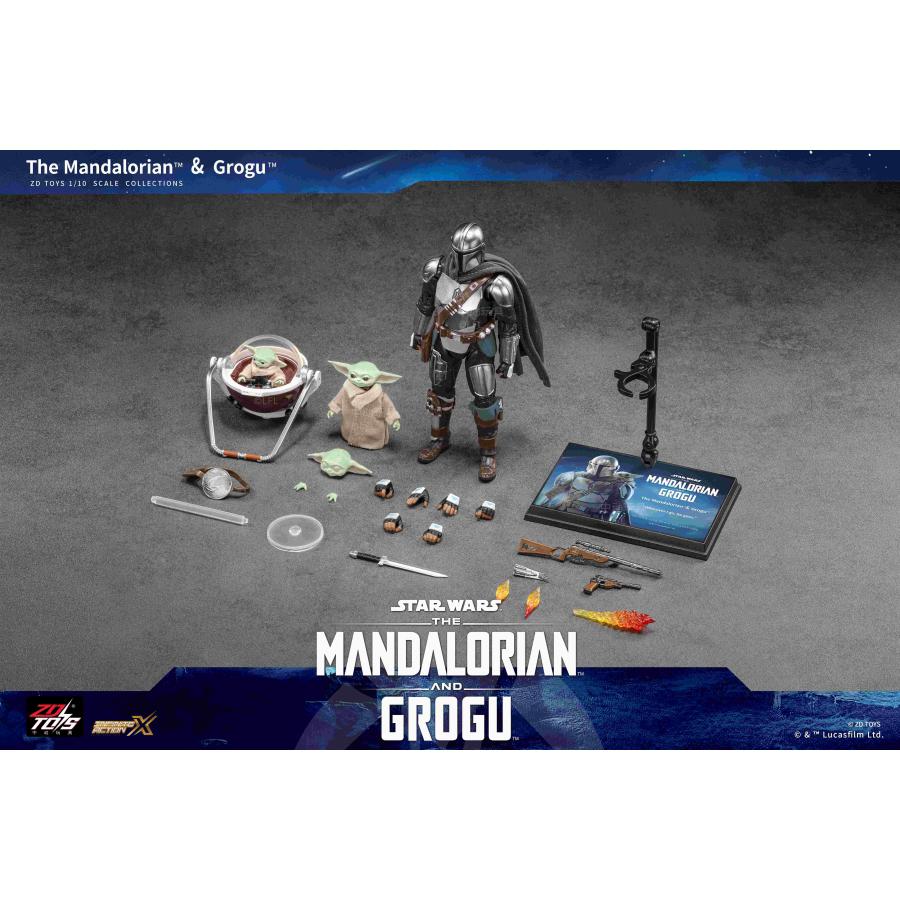 ZD TOYS スター・ウォーズ アクションフィギュア マンダロリアン