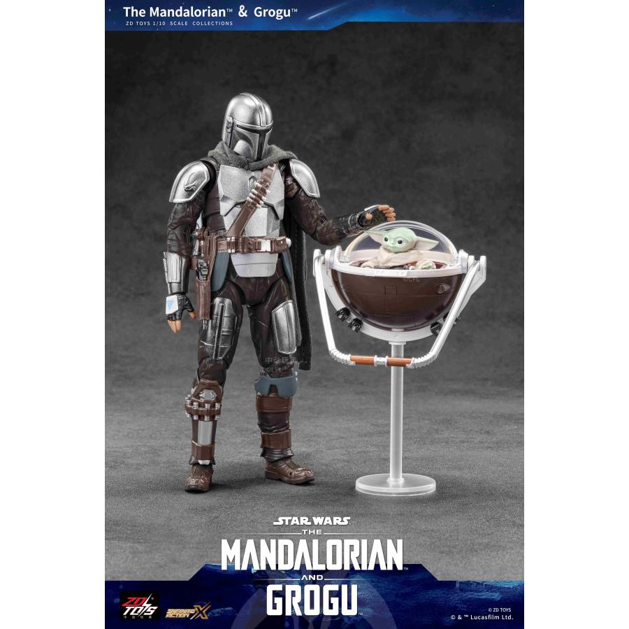 ZD TOYS スター・ウォーズ アクションフィギュア マンダロリアン