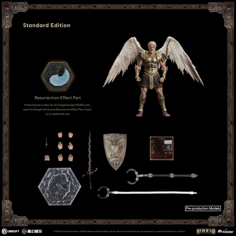 【シークレット】FINAL FANTASY XI アークエンジェル フィギュア 送料無料◇ヒーローズ・オブ・マイト・アンド・マジック3 1/12