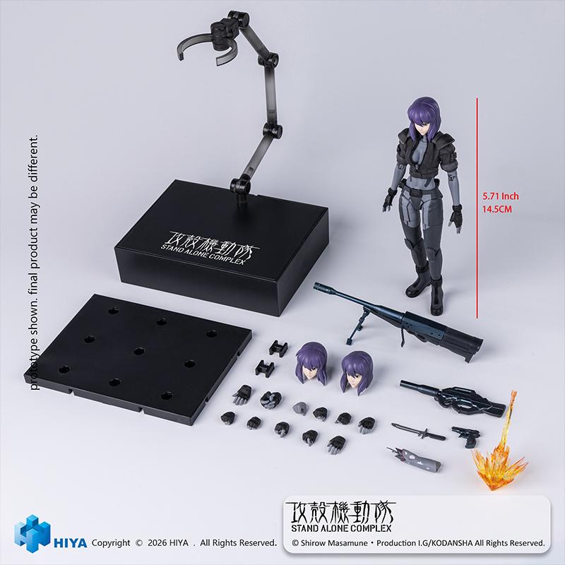 送料無料◇攻殻機動隊 STAND ALONE COMPLEX 1/12 草薙素子 バトル