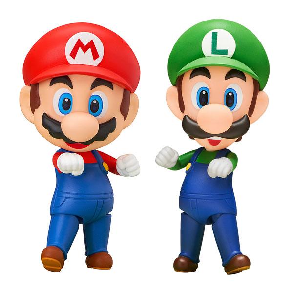 ねんどろいど マリオ ルイージ 2体セット 送料無料◇再販 グッドスマイルカンパニー 『スーパーマリオ