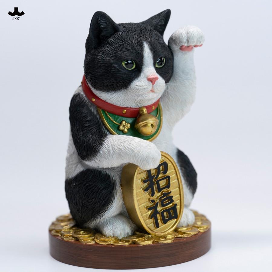 送料無料◇JXKスタジオ リアル招き猫 招福 2.0 B レジンフィギュア