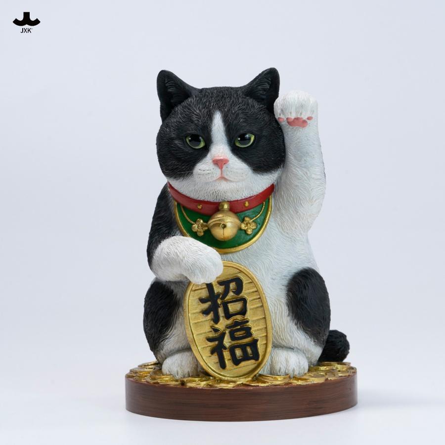 送料無料◇JXKスタジオ リアル招き猫 招福 2.0 B レジンフィギュア