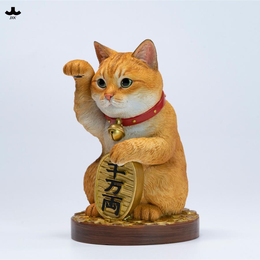 送料無料◇JXKスタジオ リアル招き猫 千万両 2.0 A レジンフィギュア