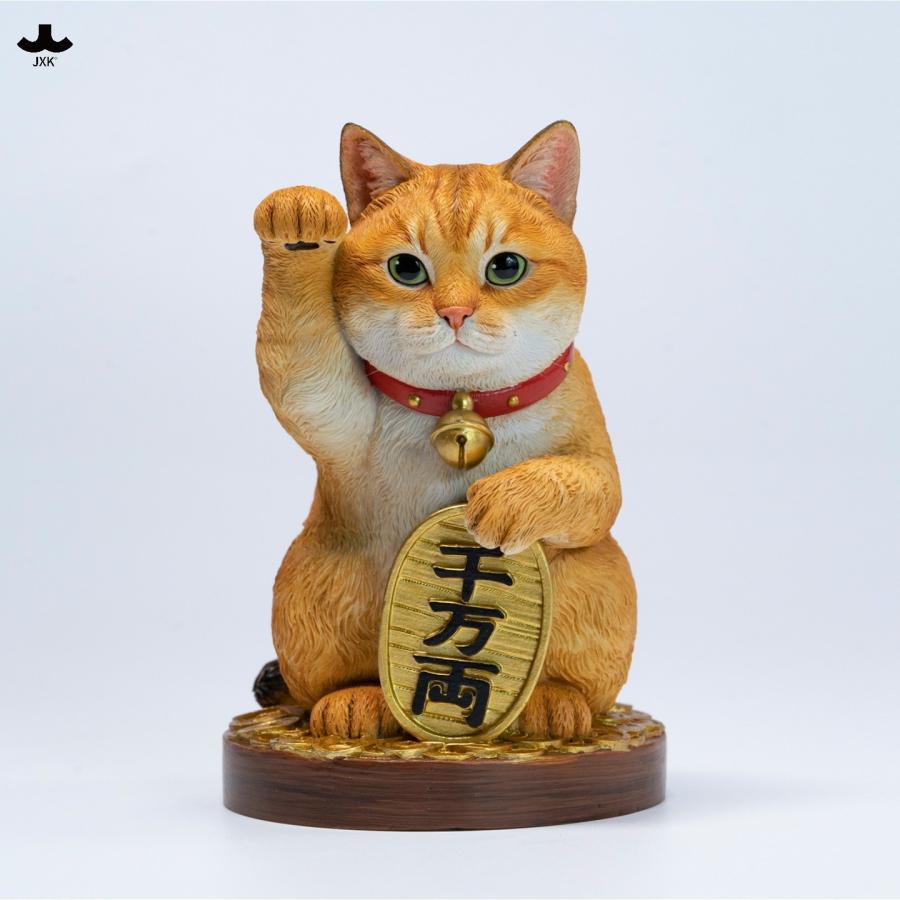 送料無料◇JXKスタジオ リアル招き猫 千万両 2.0 A レジンフィギュア