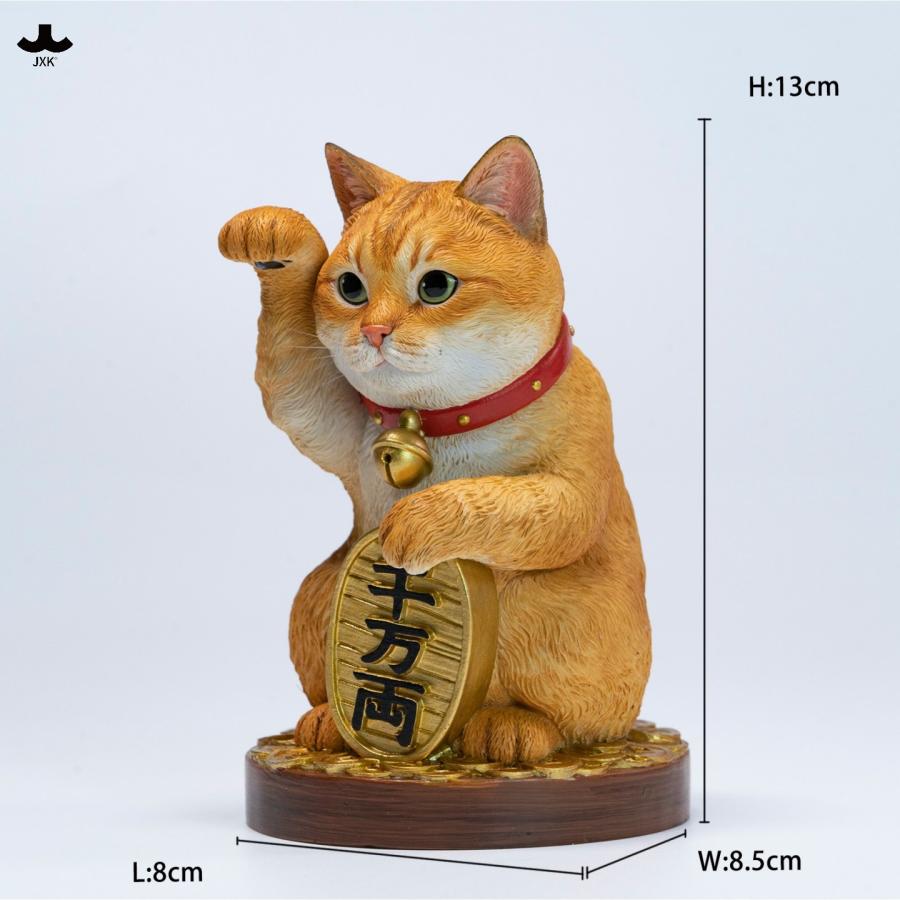 送料無料◇JXKスタジオ リアル招き猫 千万両 2.0 A レジンフィギュア