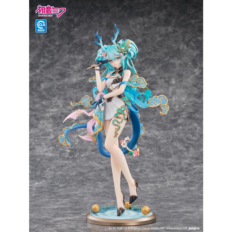 送料無料◇海洋堂 初音ミク 青龍Ver. 1/7スケール 完成品フィギュア
