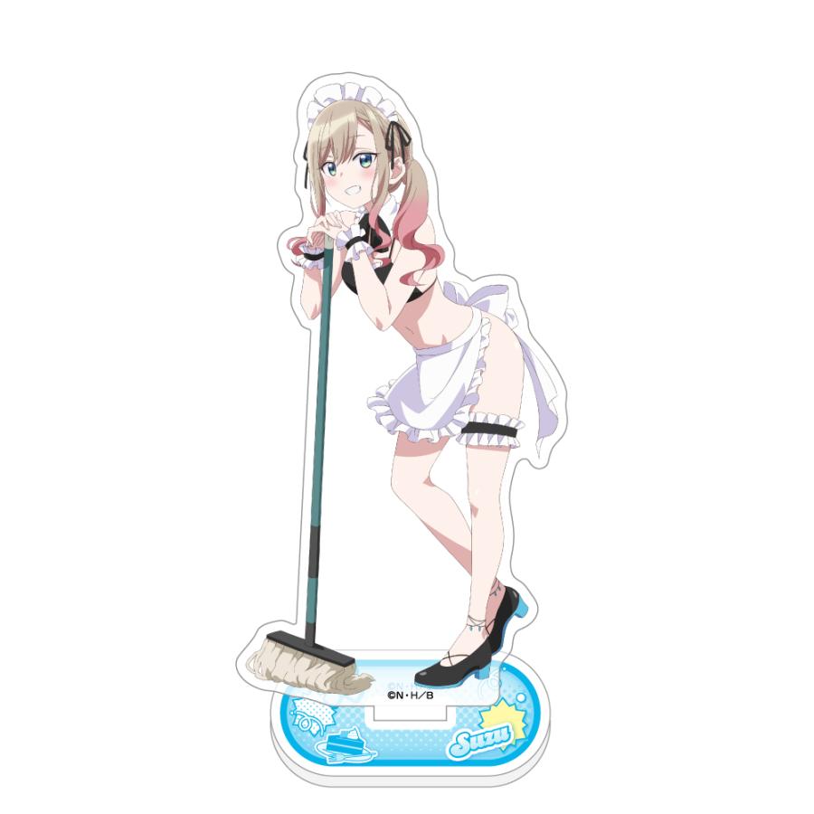 ばっどがーる 描き下ろしアクリルスタンド メイド水着ver. 4種セット