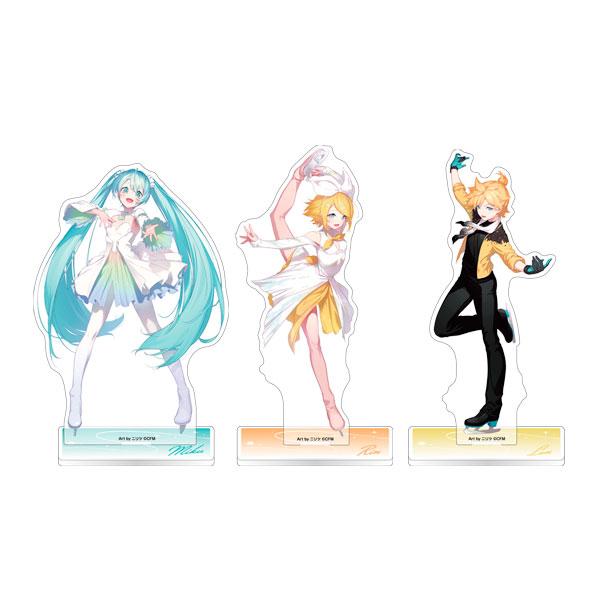初音ミク 鏡音リン 鏡音レン ボーカロイドアクリルスタンド キーホルダー まとめ 初音ミクシリーズ アクリルスタンド 3種セット (初音ミク/鏡音リン/鏡