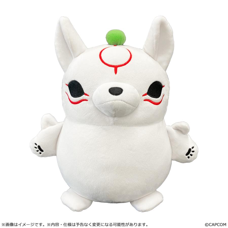 アマテラス ぬいぐるみ CAPCOM カプコン 『大神20周年記念 もちカワぬいぐるみ アマテラス（中) 【9月