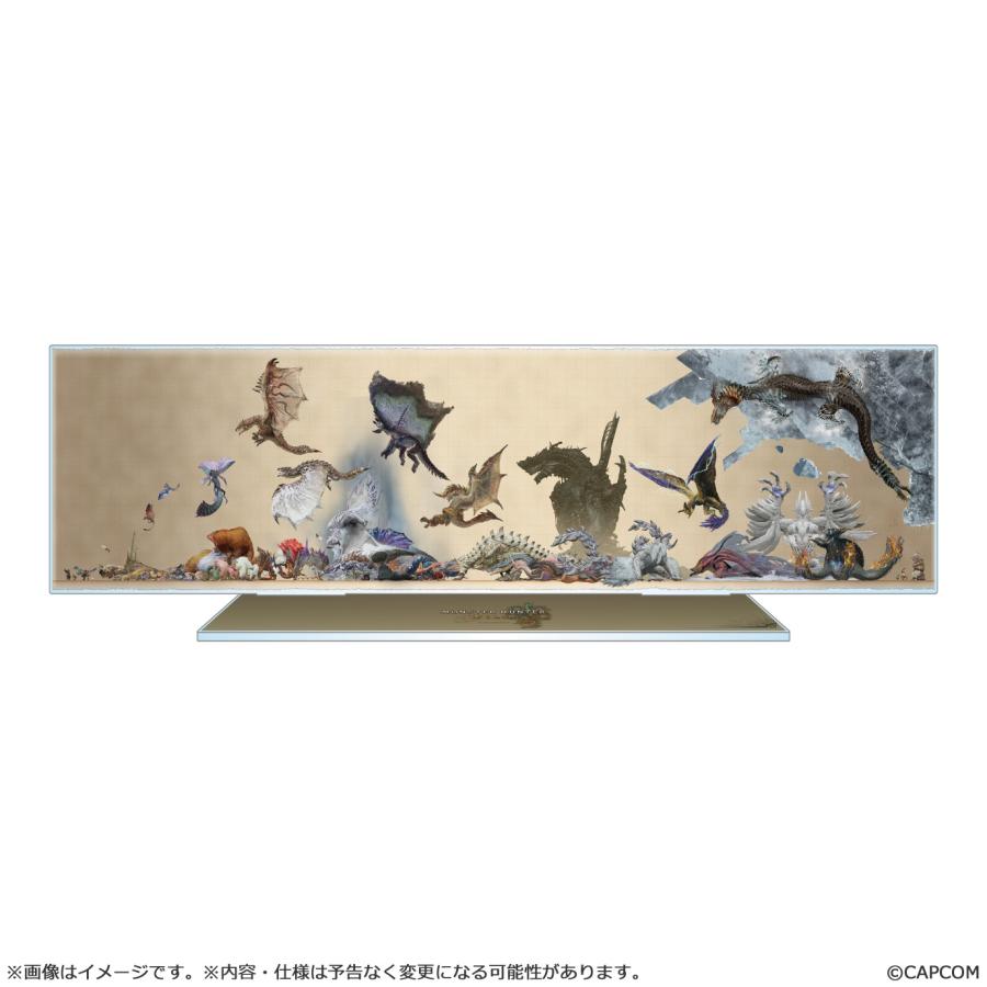 カプコン モンスターハンターワイルズ モンスター比較図 アクリル