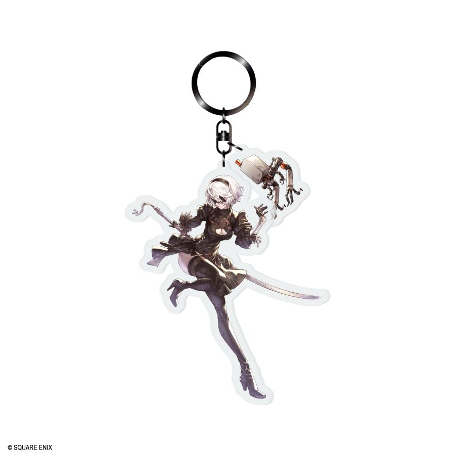 NieR:Automata ナンジャタウンコラボ 9S キーホルダー5種 スクウェア・エニックス NieR:Automata 9th Anniversary アクリル