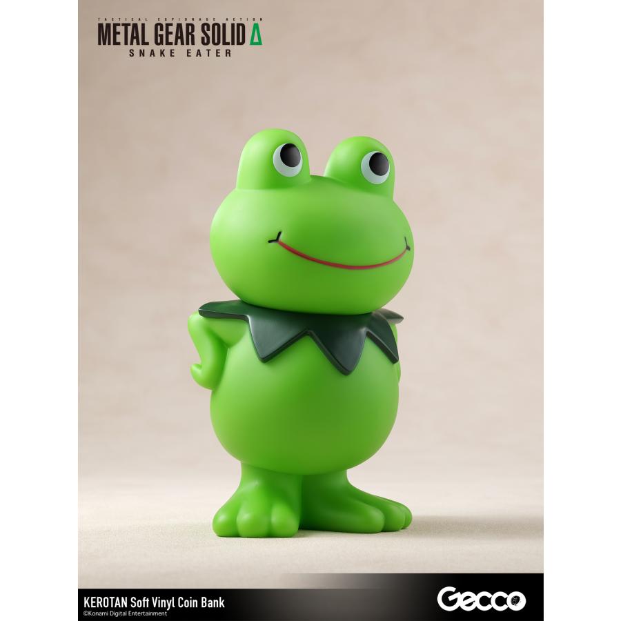 トロイマー ケロタン ソフビ 貯金箱 メタルギアソリッド コナミ 送料無料◇Gecco METAL GEAR SOLID Δ： SNAKE EATER ケロタン ソフビ