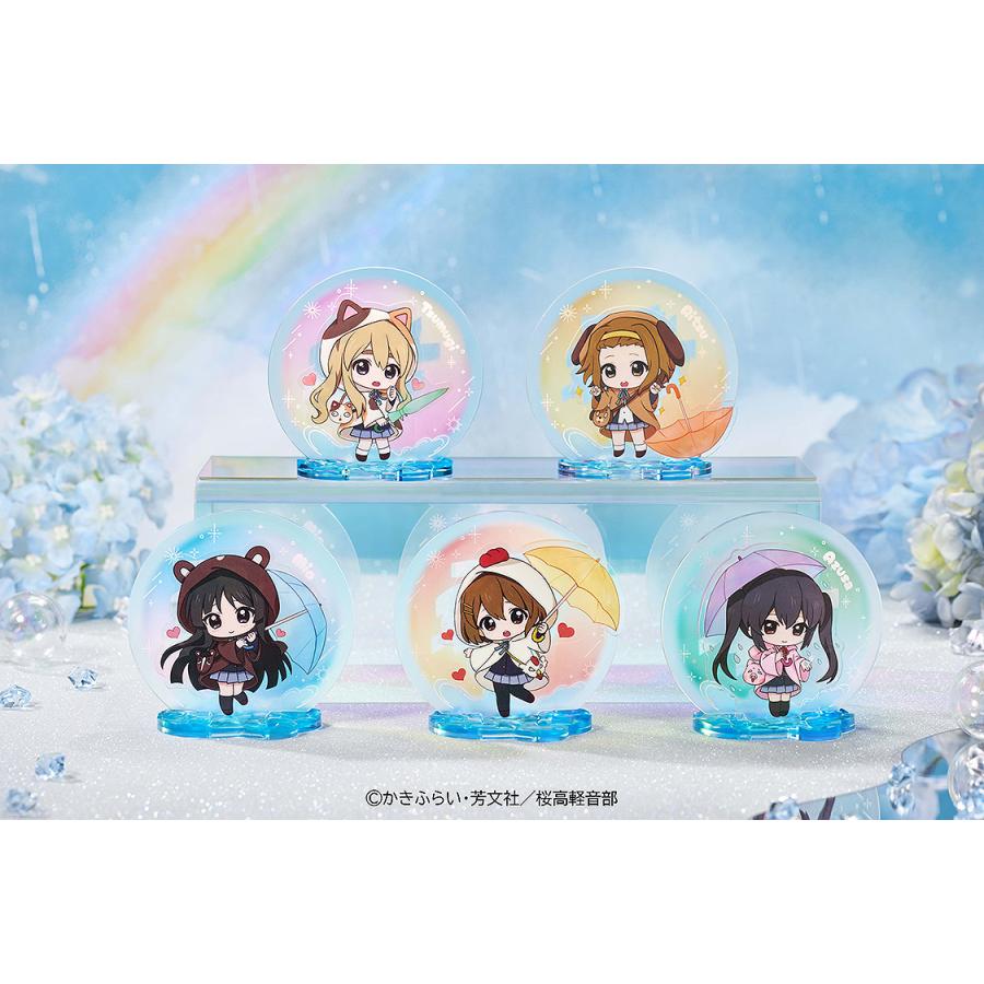 けいおん 澪 グッズセット 唯紬梓律 GoodSmile Moment けいおん！ ふわ雨シリーズ アクスタ 5種セット (唯