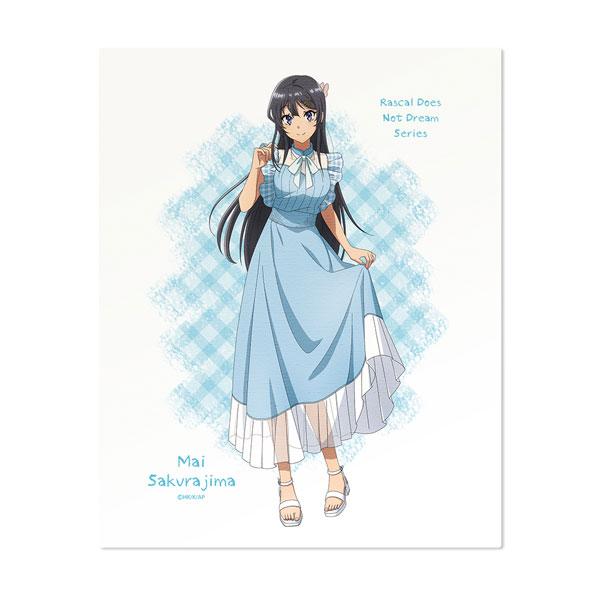 青春ブタ野郎　桜島麻衣　直筆サイン入りキャンバスアート 再販 「青春ブタ野郎」 シリーズ キャンバスアート デザイン01(桜島